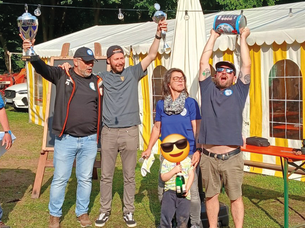 Peter Seitz, Thomas Kneisel und Stefan Schaupp sind Boule-Ortsmeister 2025